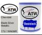 Preview: Chevrolet, Blade Silver Metallic, 17U / WA636R: 1L Lackdose, von ATW Autoteile West.